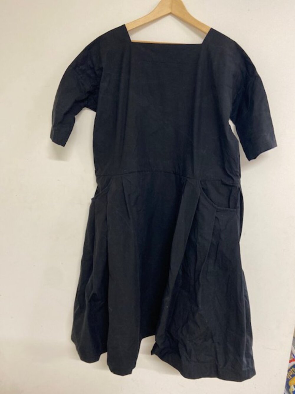 Ricorrrobe Black Waxed Cotton dress M